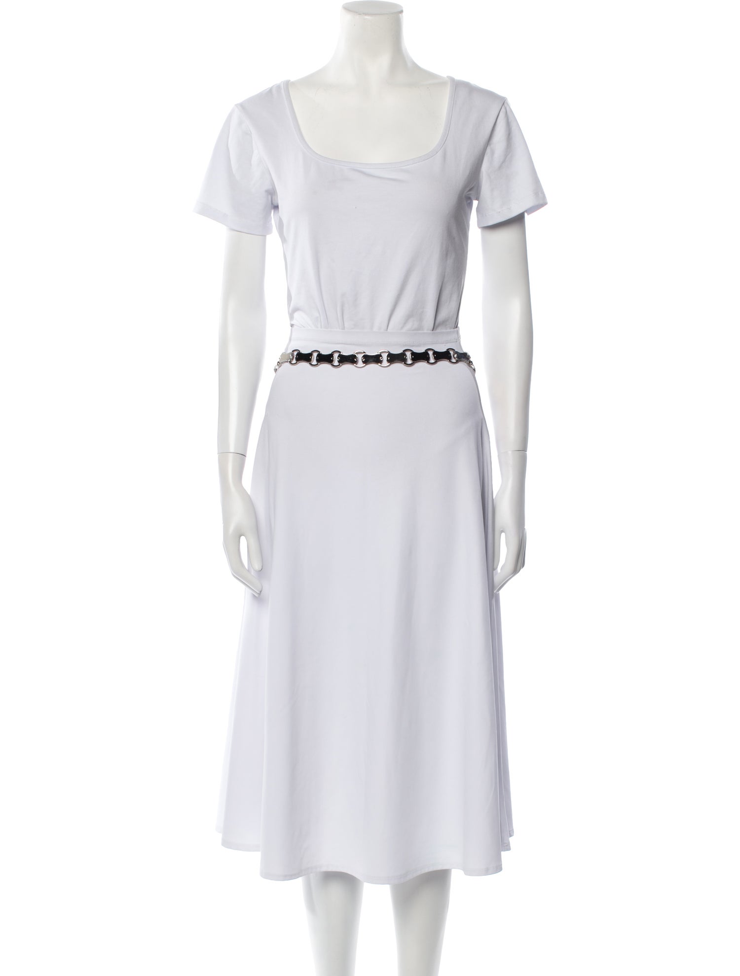 Michael Kors Skinny Metal Waist Belt